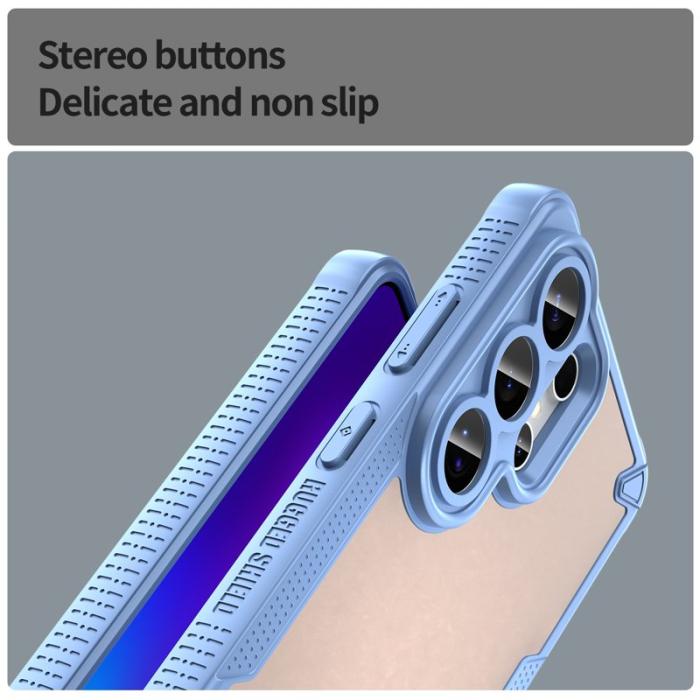 OEM - Mobilskal för Samsung Galaxy S26 Ultra PC + TPU - Blå