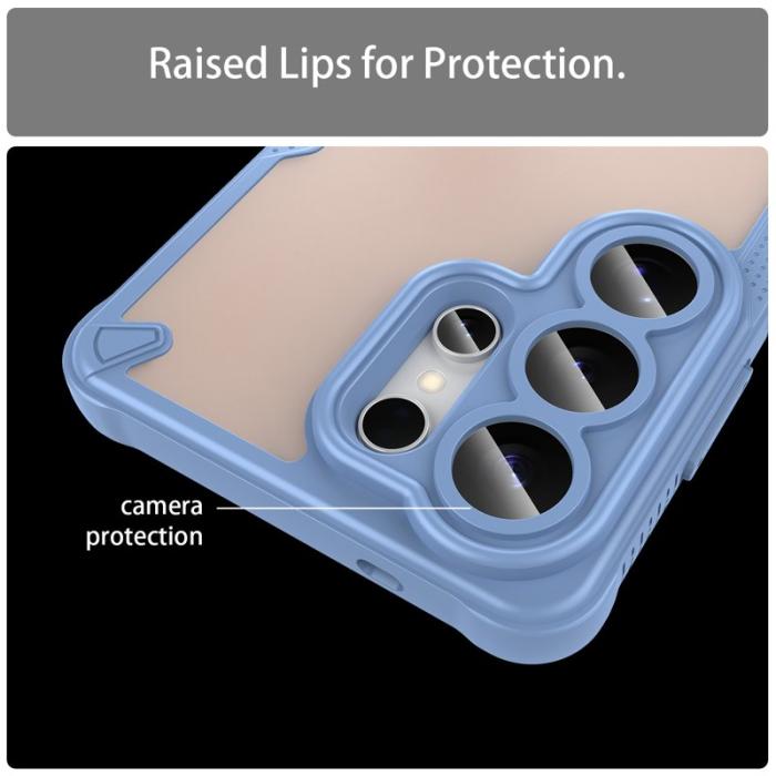 OEM - Mobilskal för Samsung Galaxy S26 Ultra PC + TPU - Blå