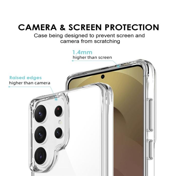 OEM - Mobilskal för Samsung Galaxy S26 Ultra PC + TPU Dropproof - Transparent