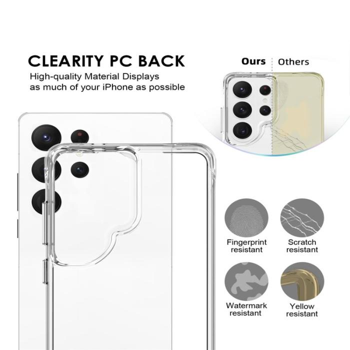 OEM - Mobilskal för Samsung Galaxy S26 Ultra PC + TPU Dropproof - Transparent