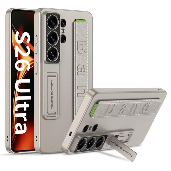 GKK - GKK Mobilskal för Samsung Galaxy S26 Ultra PC + TPU Kickstand - Titan Grå