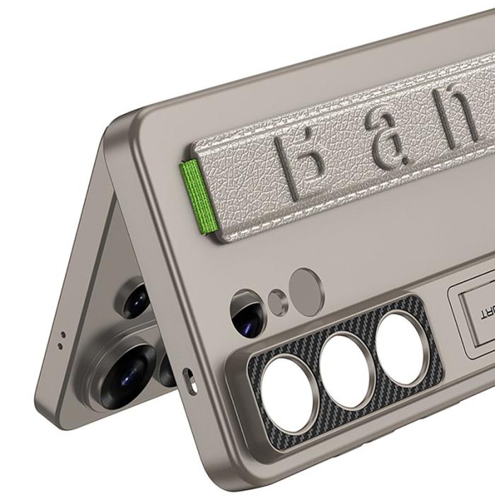 GKK - GKK Mobilskal för Samsung Galaxy S26 Ultra PC + TPU Kickstand - Titan Grå