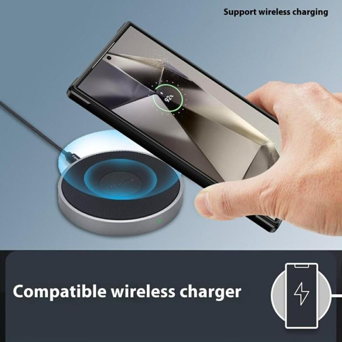 OEM - Mobilskal för Samsung Galaxy S26 Ultra PC + TPU med Kickstand - Grå