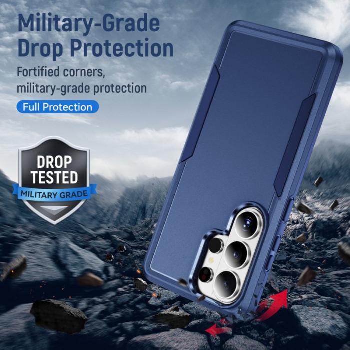 OEM - Mobilskal för Samsung Galaxy S26 Ultra PC + TPU Militärklass - Blå