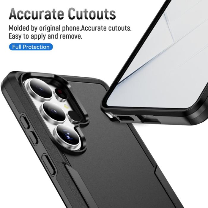 OEM - Mobilskal för Samsung Galaxy S26 Ultra PC + TPU Militärklass - Svart