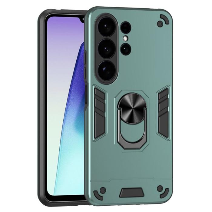 OEM - Mobilskal för Samsung Galaxy S26 Ultra PC + TPU Stötsäker - Grön