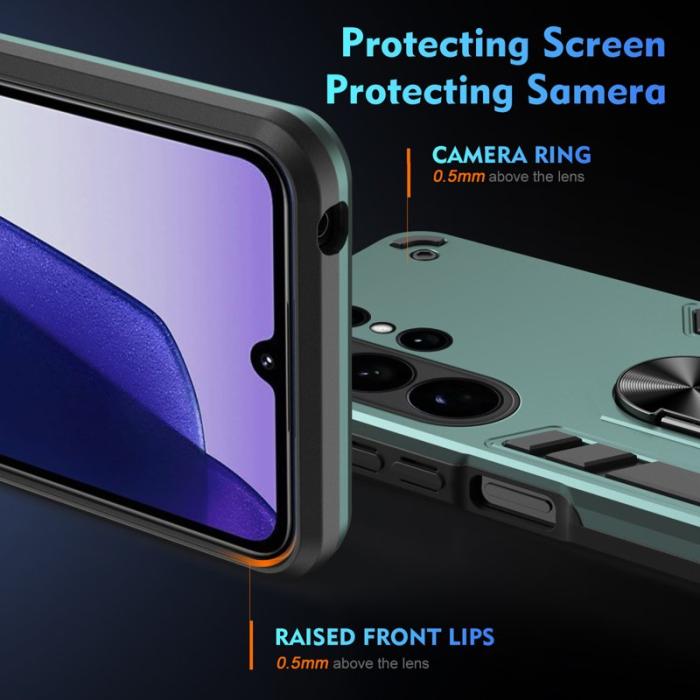 OEM - Mobilskal för Samsung Galaxy S26 Ultra PC + TPU Stötsäker - Grön