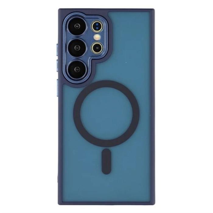 WANLONFENG - WANLONFENG Mobilskal för Samsung Galaxy S26 Ultra Stötsäker Magnetisk Safir