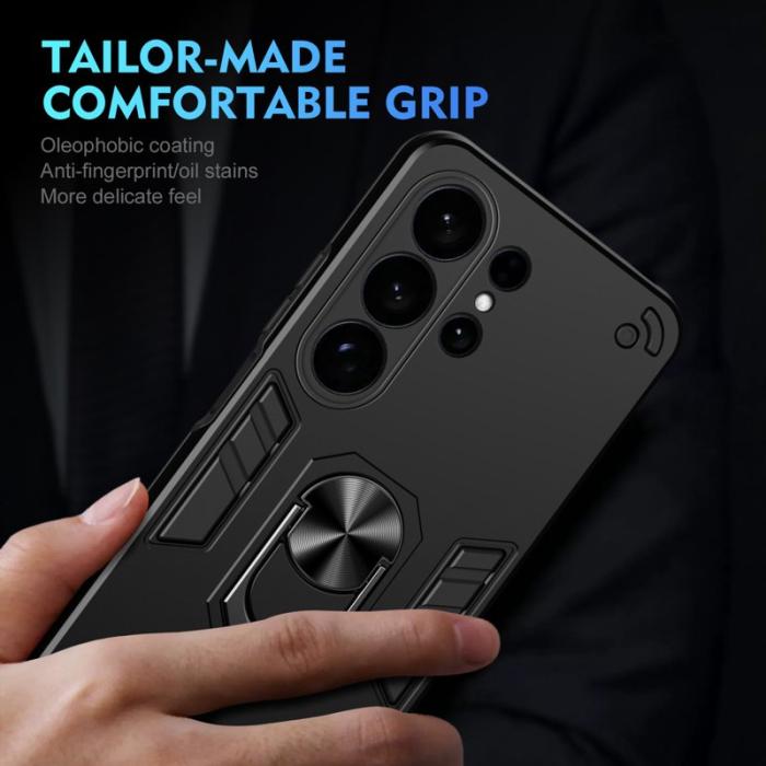 OEM - Mobilskal för Samsung Galaxy S26 Ultra PC + TPU Stötsäker - Svart