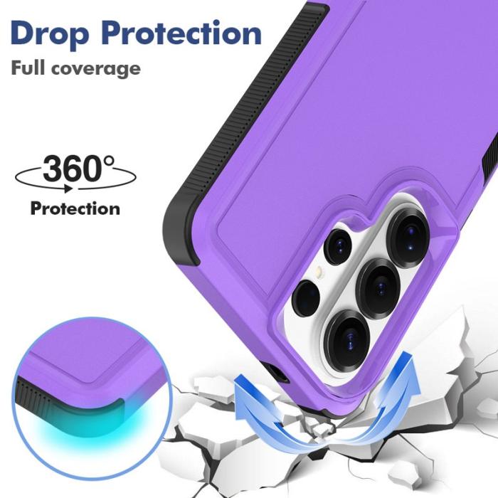OEM - Mobilskal för Samsung Galaxy S26 Ultra PC + TPU Stöttålig - Lila
