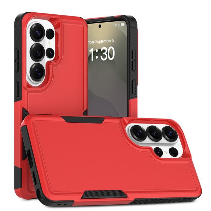 OEM - Mobilskal för Samsung Galaxy S26 Ultra PC + TPU Stöttålig - Röd