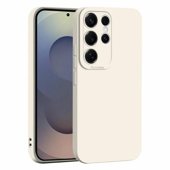 OEM - Mobilskal för Samsung Galaxy S26 Ultra Precisa kamerahål TPU - Vit