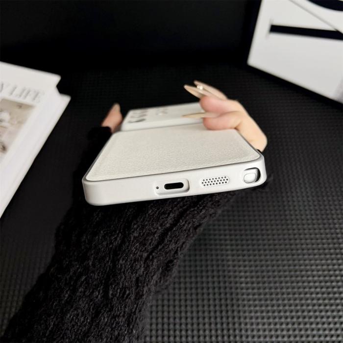 OEM - Mobilskal för Samsung Galaxy S26 Ultra Precisa skärningar Konstläder - Vit