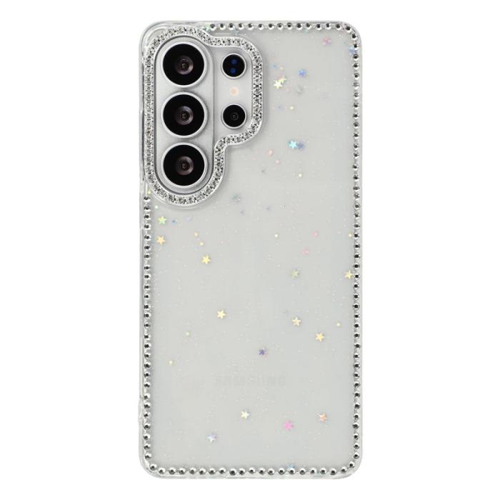 OEM - Mobilskal för Samsung Galaxy S26 Ultra Rhinestone Glitter Plast Glitterstjärnor