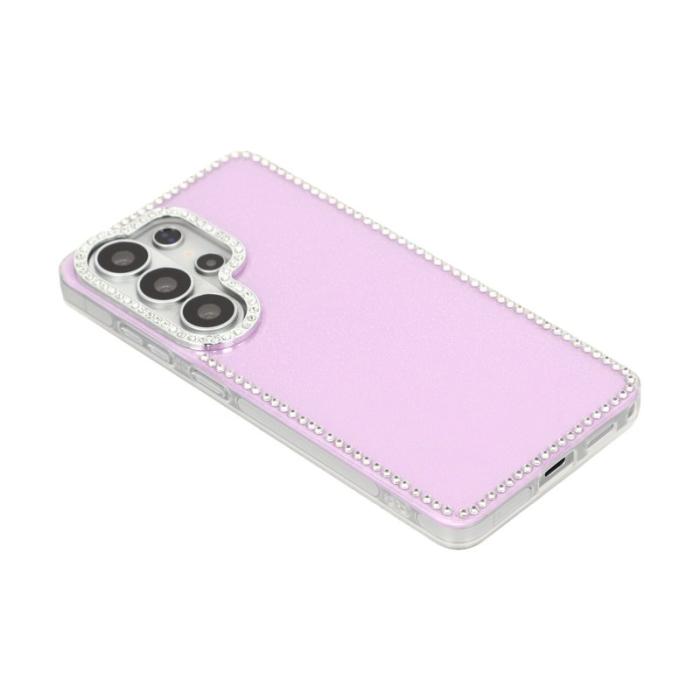 OEM - Mobilskal för Samsung Galaxy S26 Ultra Rhinestone Glitter Plast Glittrande Lila