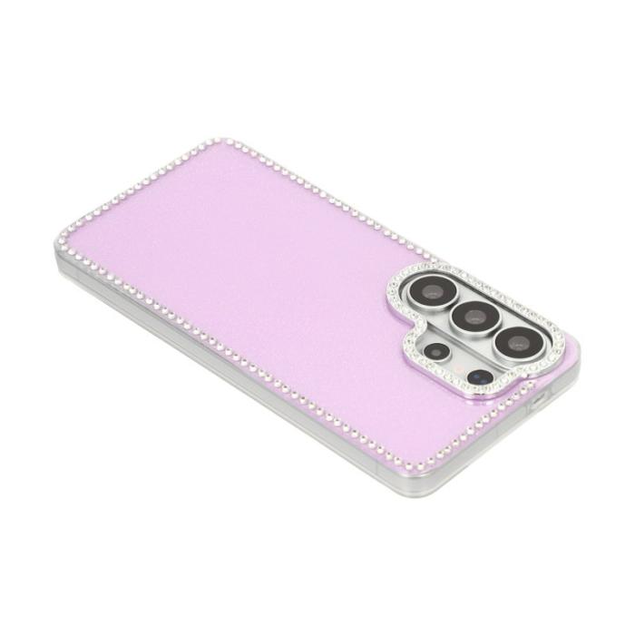 OEM - Mobilskal för Samsung Galaxy S26 Ultra Rhinestone Glitter Plast Glittrande Lila