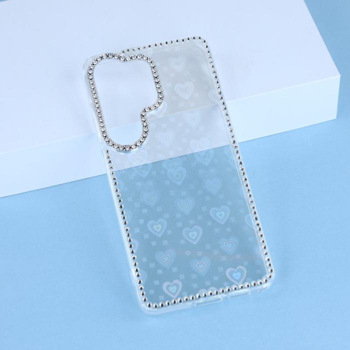 OEM - Mobilskal för Samsung Galaxy S26 Ultra Rhinestone Glitter TPU + PC - Transparent