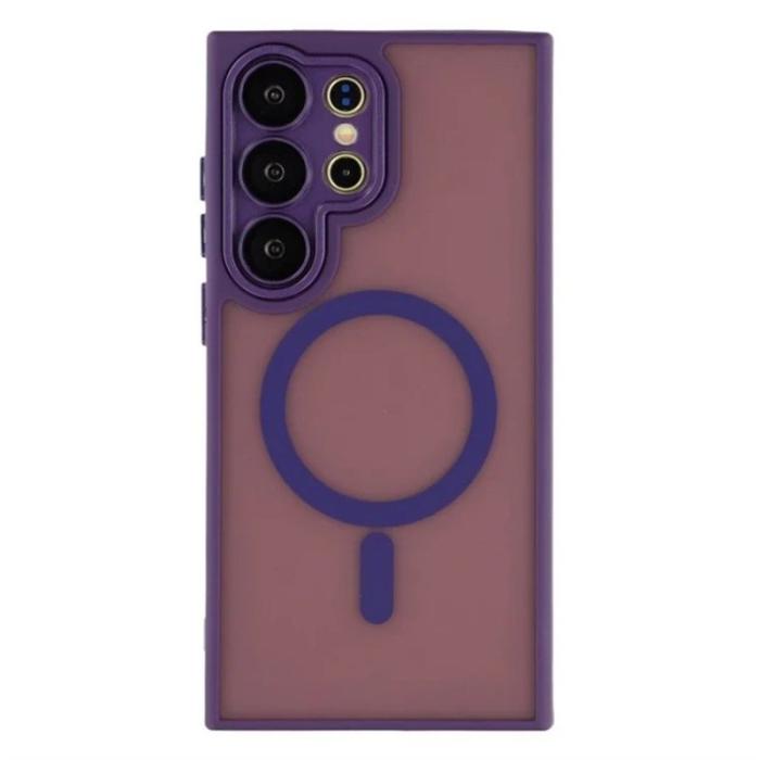 WANLONFENG - WANLONFENG Mobilskal för Samsung Galaxy S26 Ultra Shockproof Magnetiskt - Lila
