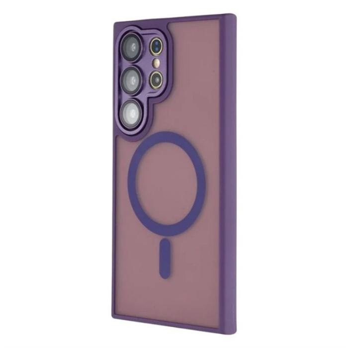 WANLONFENG - WANLONFENG Mobilskal för Samsung Galaxy S26 Ultra Shockproof Magnetiskt - Lila