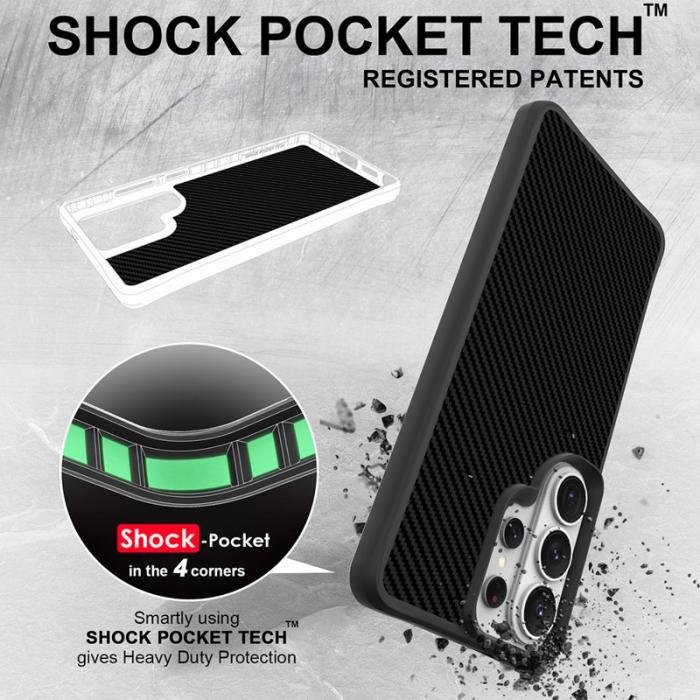 OEM - Mobilskal för Samsung Galaxy S26 Ultra Shockproof TPU + PC - Svart