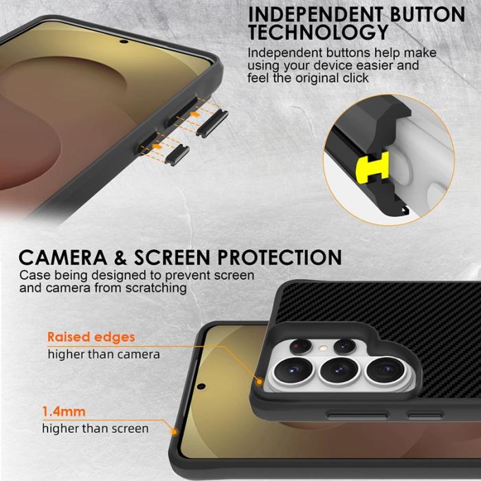 OEM - Mobilskal för Samsung Galaxy S26 Ultra Shockproof TPU + PC - Svart