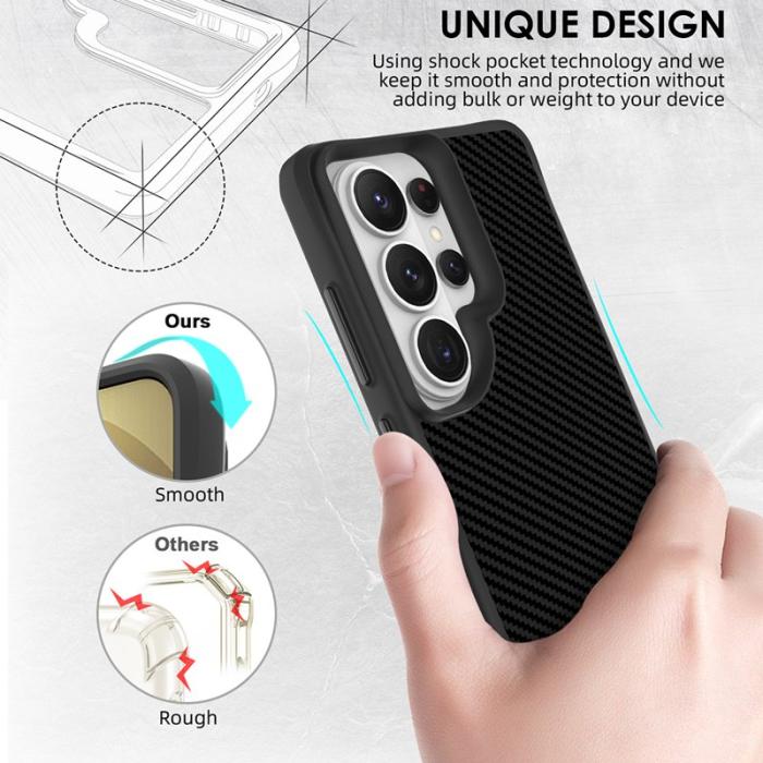 OEM - Mobilskal för Samsung Galaxy S26 Ultra Shockproof TPU + PC - Svart