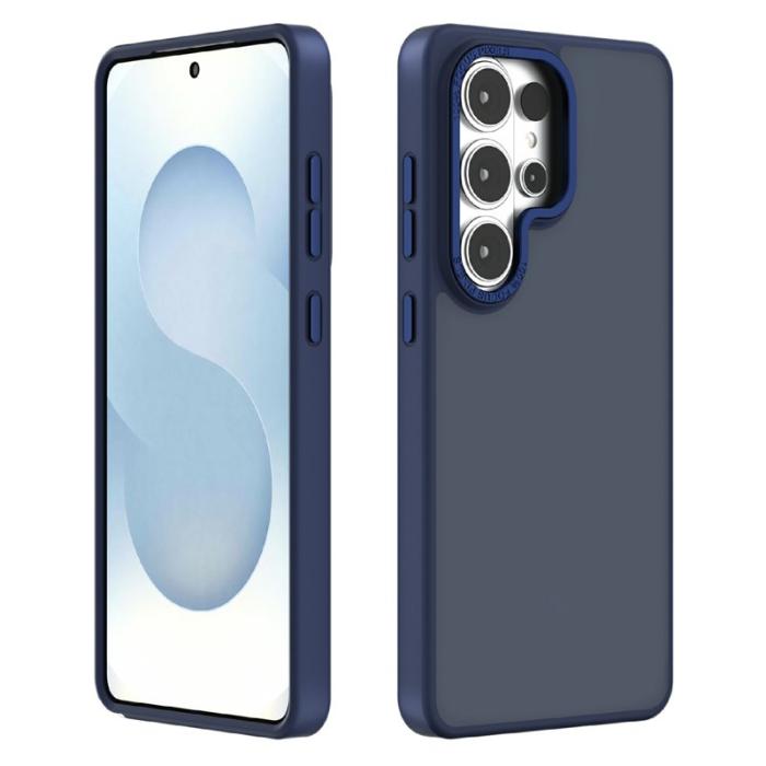 OEM - Mobilskal för Samsung Galaxy S26 Ultra Skin-Touch PC + TPU - Mörkblå