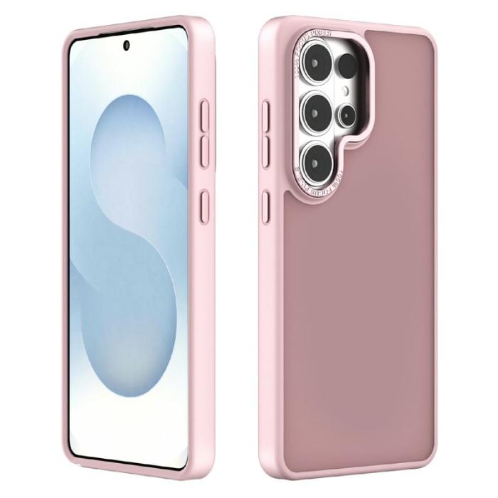 OEM - Mobilskal för Samsung Galaxy S26 Ultra Skin-Touch PC + TPU - Rosa