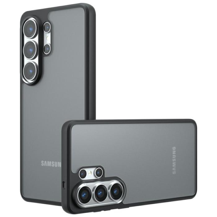 OEM - Mobilskal för Samsung Galaxy S26 Ultra Skin-Touch TPU + PC - Transparent Svart