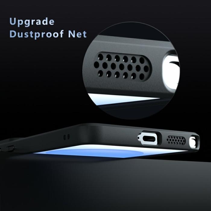 OEM - Mobilskal för Samsung Galaxy S26 Ultra Skin-Touch TPU + PC - Transparent Svart