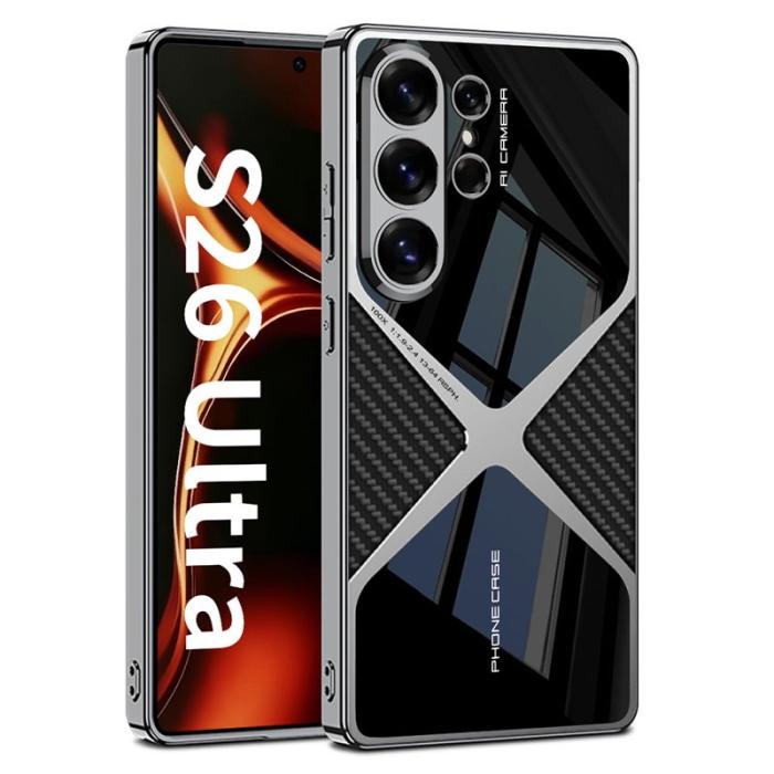 GKK - GKK Mobilskal för Samsung Galaxy S26 Ultra Skyddande Hybrid - Kolfiber