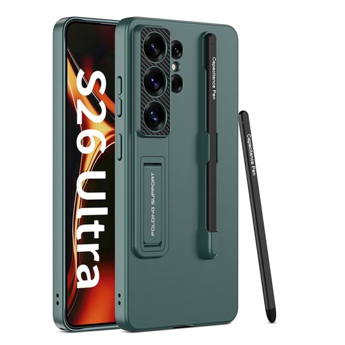 GKK - GKK Mobilskal för Samsung Galaxy S26 Ultra Slim Kickstand PC - Grön