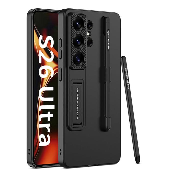 GKK - GKK Mobilskal för Samsung Galaxy S26 Ultra Slim Kickstand PC - Svart