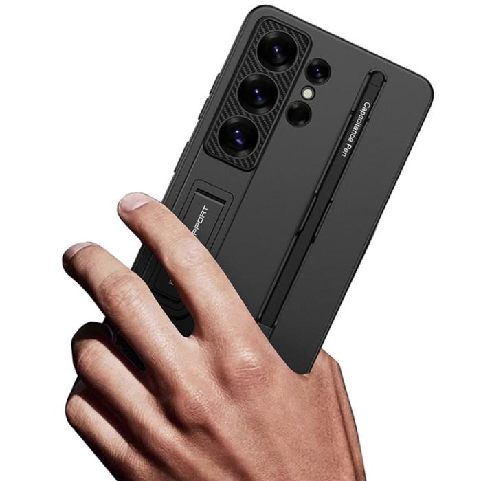 GKK - GKK Mobilskal för Samsung Galaxy S26 Ultra Slim Kickstand PC - Svart