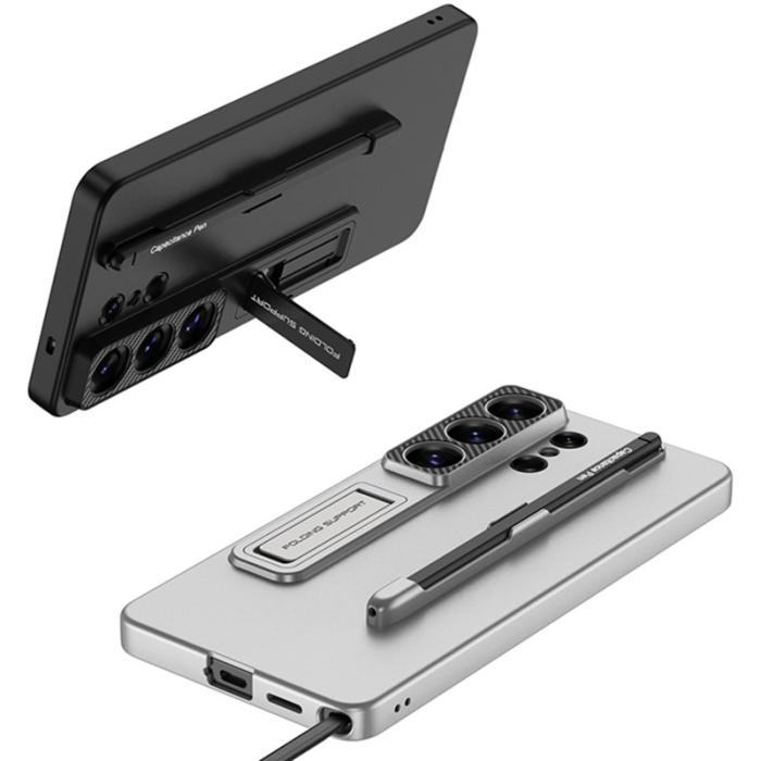 GKK - GKK Mobilskal för Samsung Galaxy S26 Ultra Slim Kickstand PC - Titangrå