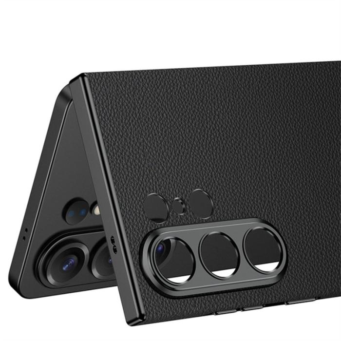 GKK - GKK Mobilskal för Samsung Galaxy S26 Ultra Slim PC + Konstläder - Grå