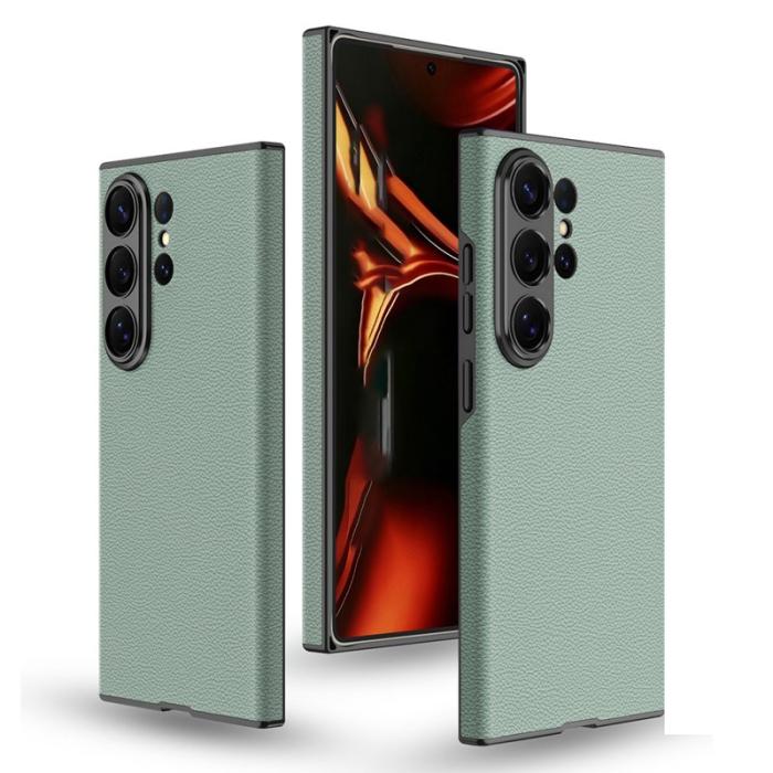 GKK - GKK Mobilskal för Samsung Galaxy S26 Ultra Slim PC + Konstläder - Grön