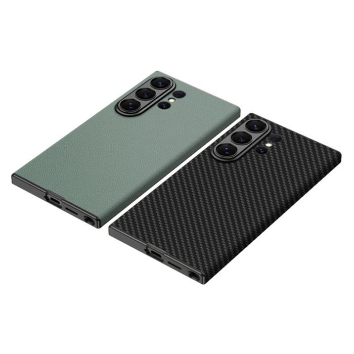 GKK - GKK Mobilskal för Samsung Galaxy S26 Ultra Slim PC + Konstläder - Grön