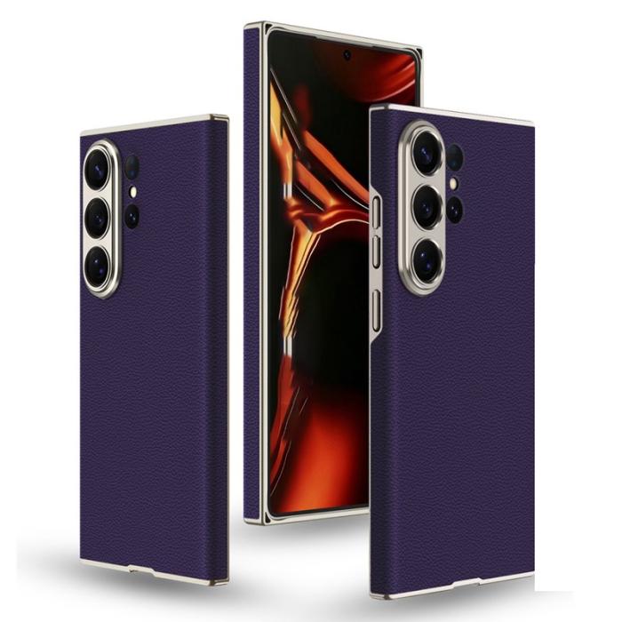GKK - GKK Mobilskal för Samsung Galaxy S26 Ultra Slim PC + Konstläder - Lila