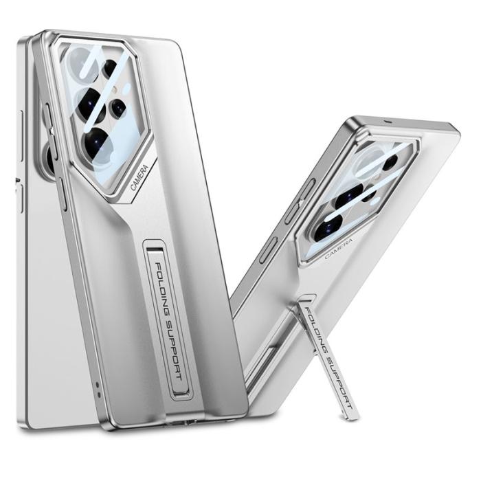 GKK - GKK Mobilskal för Samsung Galaxy S26 Ultra Stativ Stöttålig PC - Silver