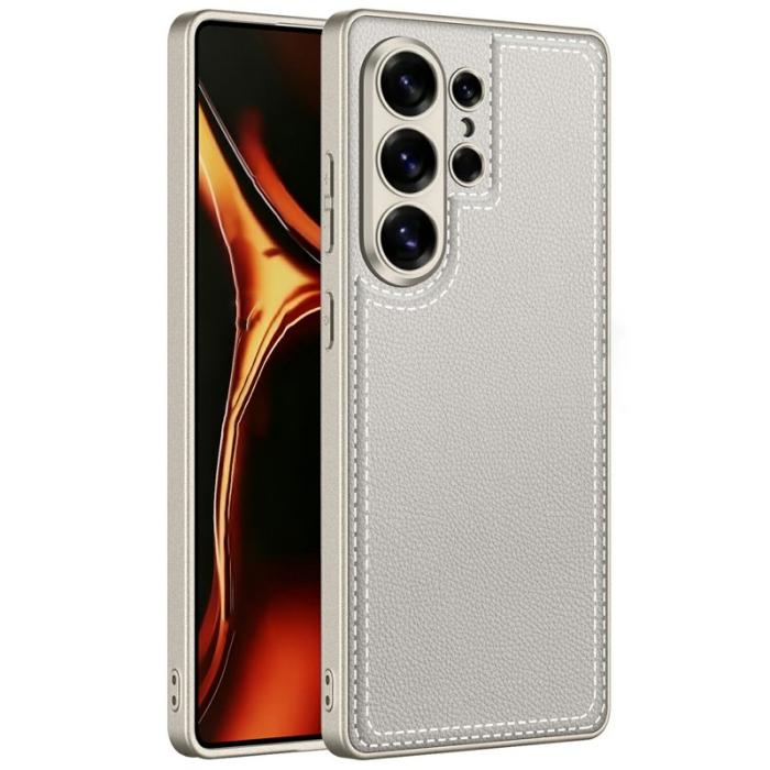 GKK - GKK Mobilskal för Samsung Galaxy S26 Ultra Stitched Design PC + TPU - Grå