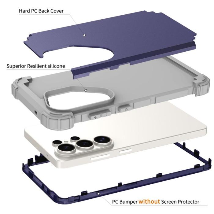 OEM - Mobilskal för Samsung Galaxy S26 Ultra Stötbeständig PC + TPU - Marinblå