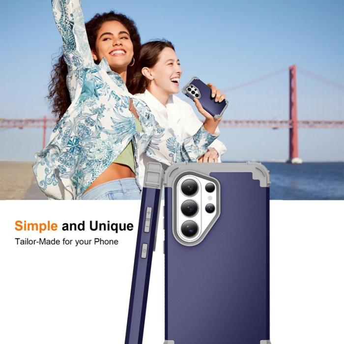 OEM - Mobilskal för Samsung Galaxy S26 Ultra Stötbeständig PC + TPU - Marinblå