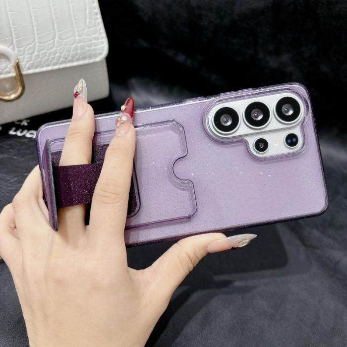 OEM - Mobilskal för Samsung Galaxy S26 Ultra Stötbeständig TPU + Kortfack - Brun