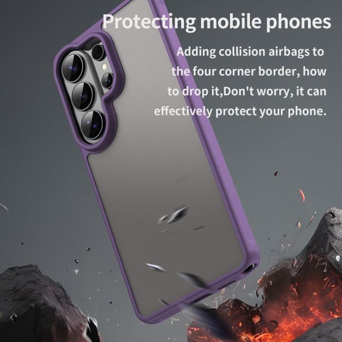 OEM - Mobilskal för Samsung Galaxy S26 Ultra Stötsäker PC + TPU - Lila