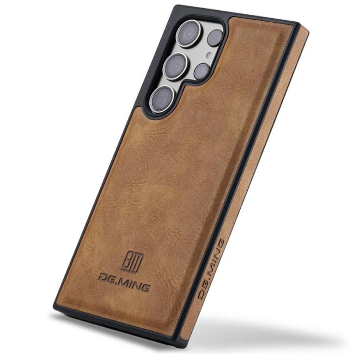 DG.MING - DG.Ming Mobilskal för Samsung Galaxy S26 Ultra Stöttålig PC + TPU - Brun