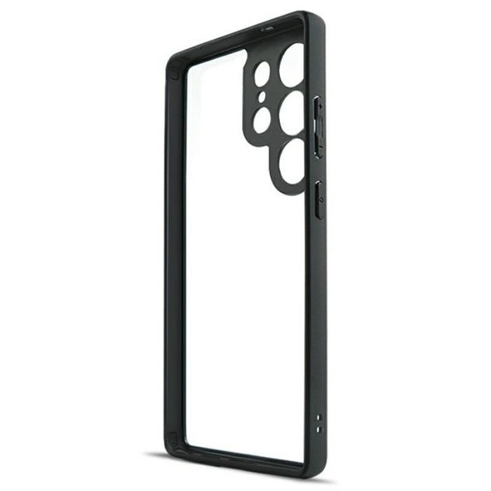 OEM - Mobilskal för Samsung Galaxy S26 Ultra Stöttålig PC + TPU - Svart+Transparent