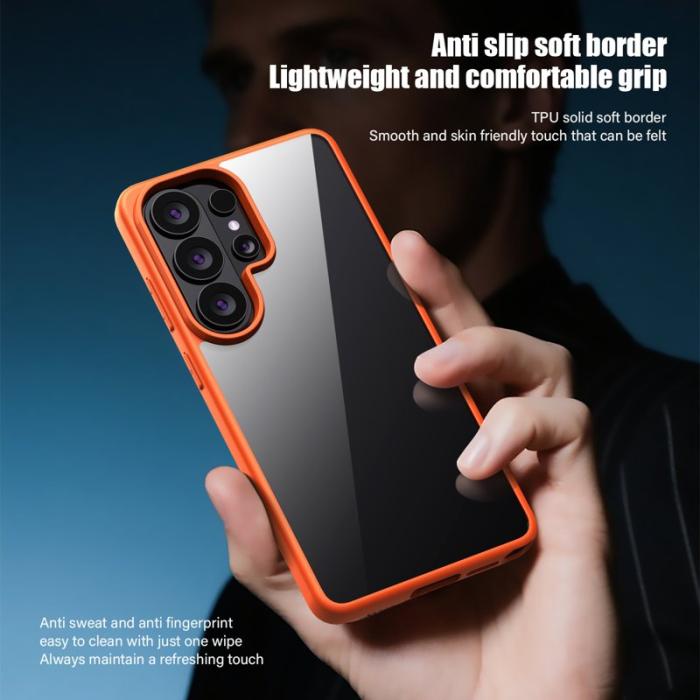 OEM - Mobilskal för Samsung Galaxy S26 Ultra Stöttålig Slim Hard PC + TPU - Orange