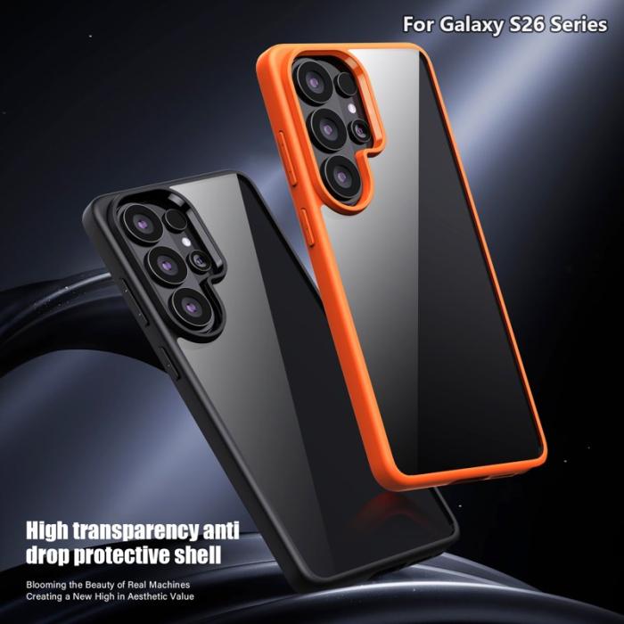 OEM - Mobilskal för Samsung Galaxy S26 Ultra Stöttålig Slim Hard PC + TPU - Orange