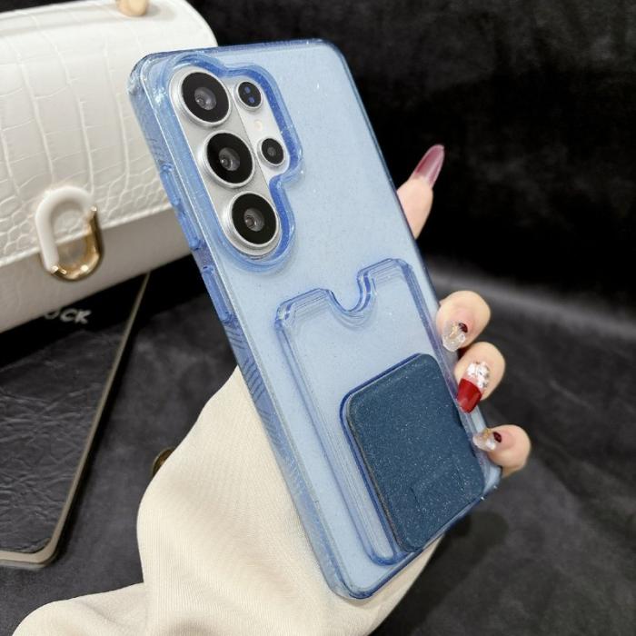 OEM - Mobilskal för Samsung Galaxy S26 Ultra Stöttålig TPU med kortfack - Marinblå